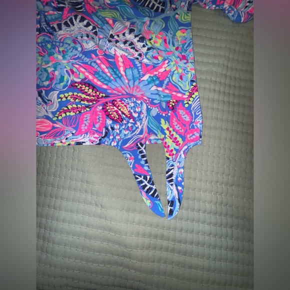 Lilly Pulitzer Women’s Knot Front Tunic Top – Long Sleeve – Size Small EUC - Picture 7 of 11